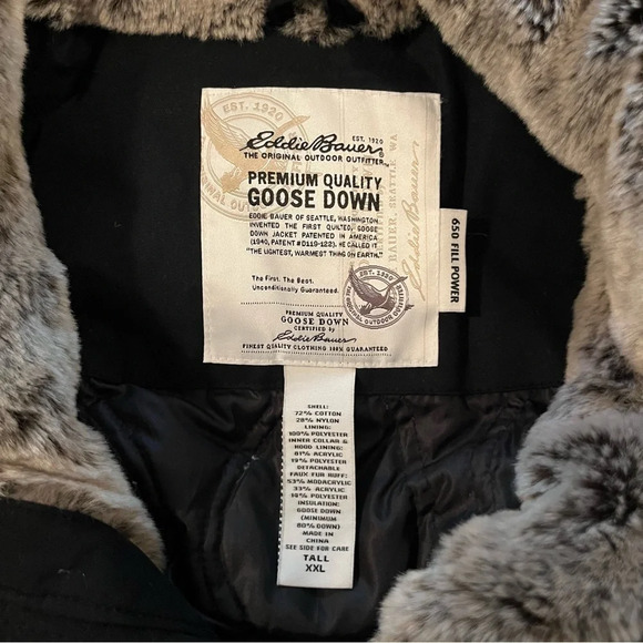 EDDIE BAUER Premium Goose Down Parka Winter Jacket - Picture 12 of 16